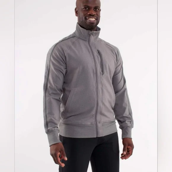 Lululemon Kung Fu Jacket II Size Small in Heathered Slate 2011 Gym Workout - Picture 1 of 14